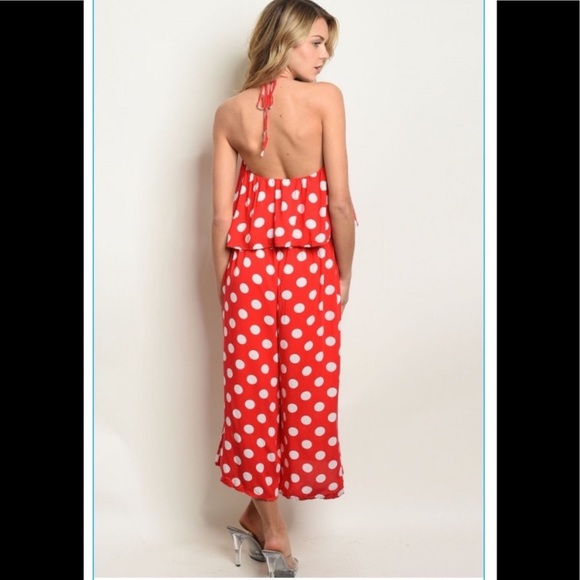 Madison Polka Dot Jumpsuit - Picture 2 of 5